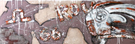 Original Leinwandbild 150x50cm (Route66)
