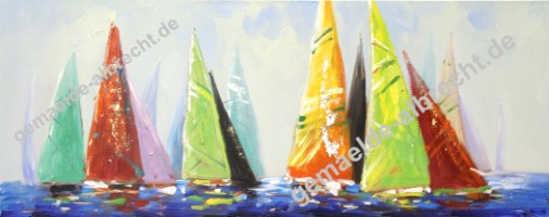 Original auf Leinwand 150x60cm