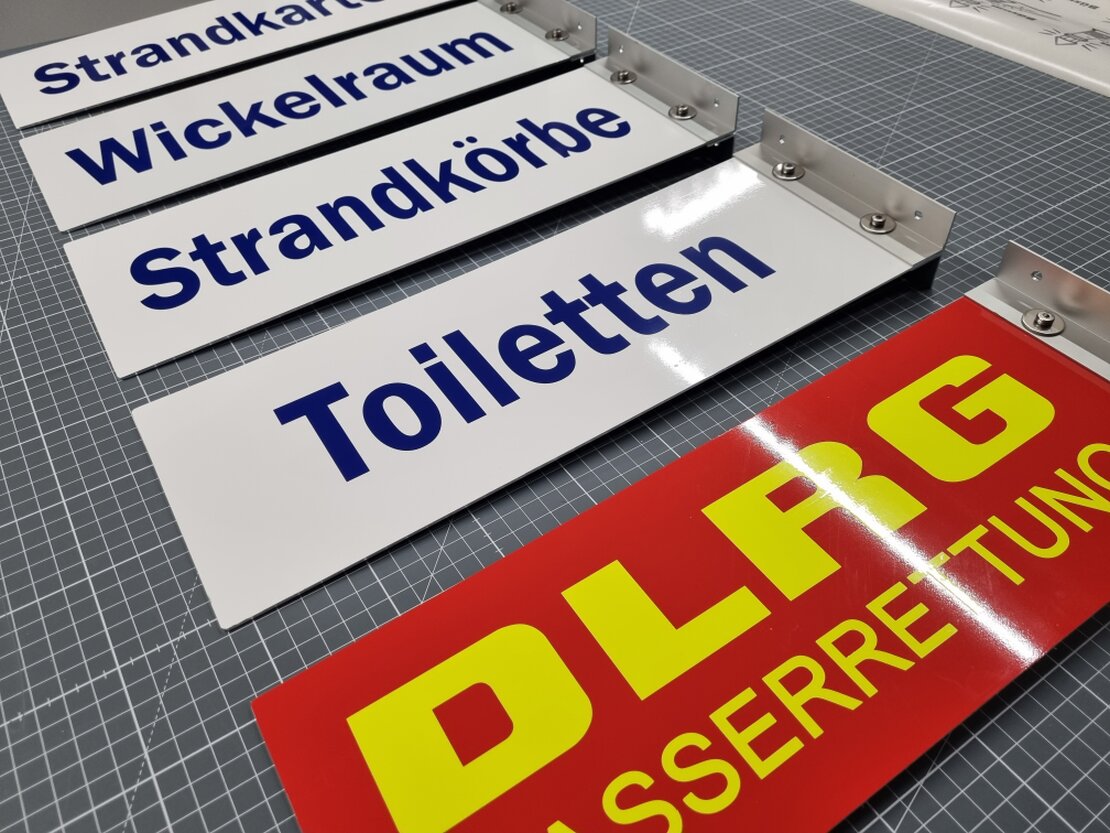 Hinweisschilder