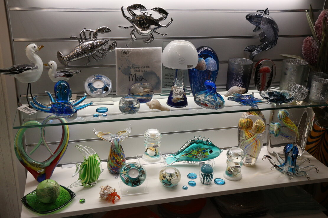 Dekorative Glasskulpturen